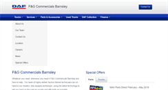 Desktop Screenshot of barnsleydaf.com